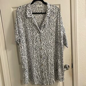 Z Supply James Easy Leopard Mini Dress in Size Large